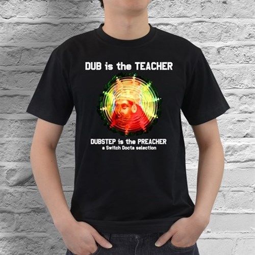 New dubstep teacher preacher mens black t-shirt size s, m, l, xl, xxl, xxxl for sale