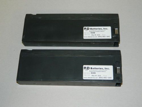 R&amp;D BATTERIES 5389 SLA / SEALED LEAD ACID 12V 2.3AH Batteries   (2 Batteries)  *