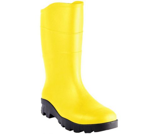 HEARTLAND, 44250-11, Boots, Unisex,  Pull On, Yellow, PVC, Sz 11, Qty. 4 Pr/MJ3/