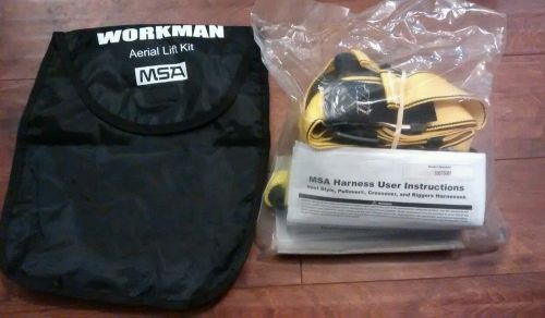 MSA 10075081 HARNESS - Workman Aerial Lift Kit Harness Vest Style Pullover NEW