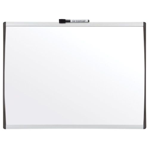 Universal Dry Erase Board, Melamine, 36 x 24, Black Frame. Sold as Each