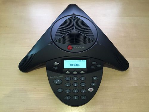 Polycom soundstation 2w conference phone w/pelican im2450 case konnex konnector for sale