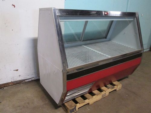 &#034;mccray&#034; refrigerated commercial 71&#034;w cold deli / meat display case merchandiser for sale
