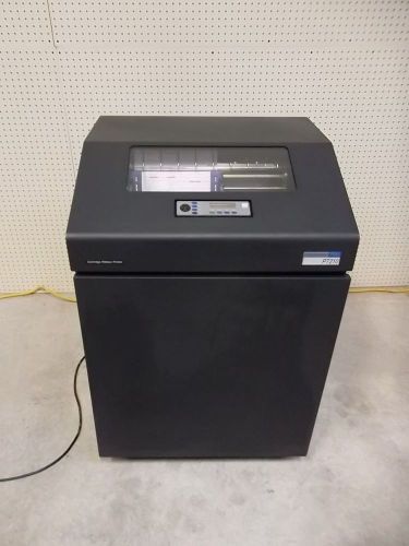 Printronix p7210 line matrix printer / cabinet for sale