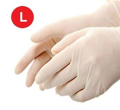 200 Medical Examination Latex Powder Free Gloves - 5 mil Thick - Size Large