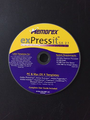 old version software - Memorex Expressit