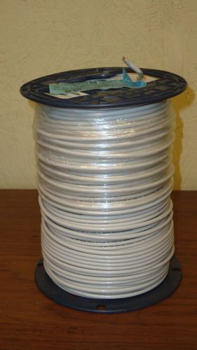 10 ga thhn/thwn-2 strand 500 ft spool copper machine tool wire white for sale