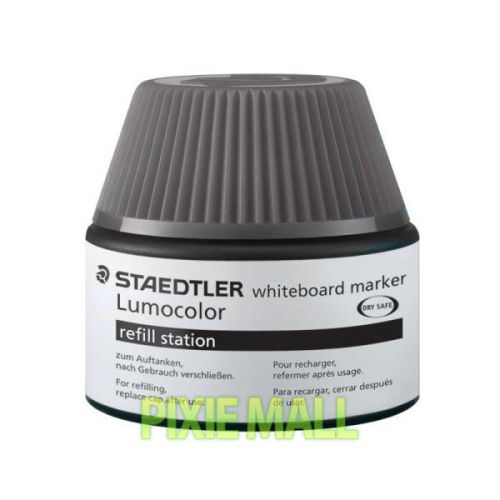 Staedtler 488 51-9 lumocolor® whiteboard marker refill station 20ml - black for sale