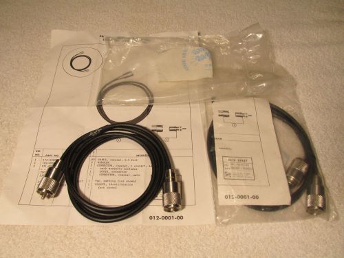 Tektronix   012-0001-00     UHF  Cables     x2      ( NOS )