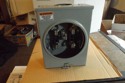 NEW, Meter Socket Box, 125 AMP, continuous 600 V.A.C, e61542, usa, July 1, 2009