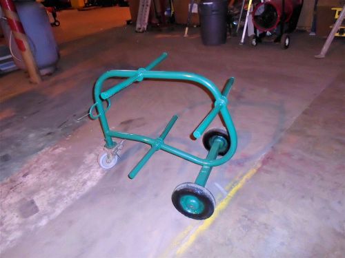 GREENLEE 909 MOBILE SIX SPOOL STEEL FRAME WIRE DISPENSER CART RECONDITIONED