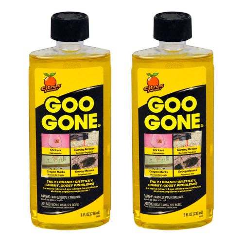 Goo Gone GG12 8 Ounce Citrus Power Multi-Purpose Liquid Surface Cleaner, 2-Pack