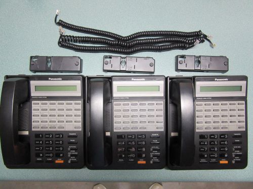 Panasonic KX-T7135 KSU System Phones Lot of 3