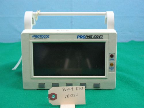 Protcol propaq 102el 102 el multi-parameter vital signs patient monitor for sale