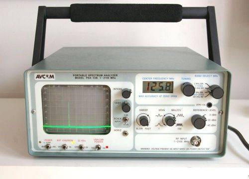 Avcom PSA 33B - Portable Spectrum Analyzer to 2.1 MHz