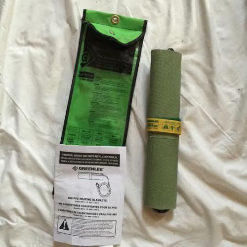 Greenlee Heating Blanket, Model 860-1-1/2 PVC Heat Blanket, (1/2&#034;To 1-1/2&#034;)