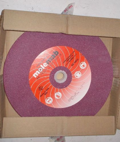 Molemab 12&#034; x 1&#034; x 1-1/4&#034; en 12412 2192max rpm grinding wheel made in italy m10 for sale