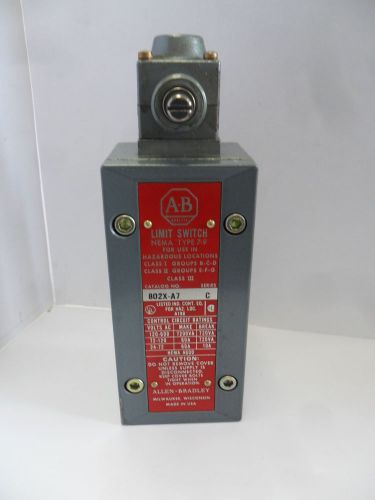 New allen bradley 802x-a7  explosion proof hazardous location limit switch for sale