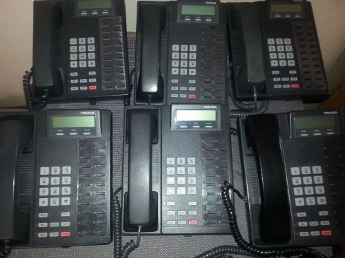 toshiba dkt2020-sd lot of 6 Digital Business Telephones