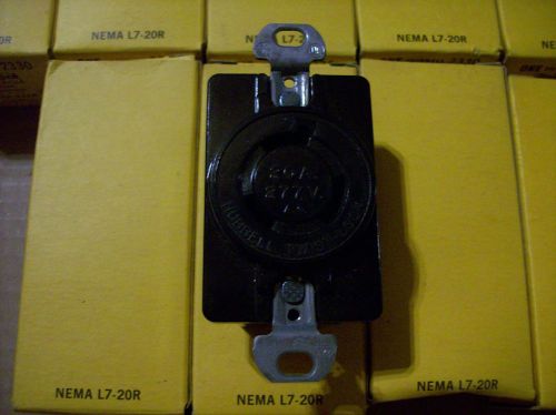 HUBBELL HBL2330 TWIST LOCK RECEPTACLE 20AMP 2POLE 3WIRE