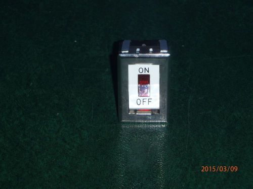 Carling on/off rocker switch 10a 250vac 15a 125vac 3/4 hp 250vac for sale