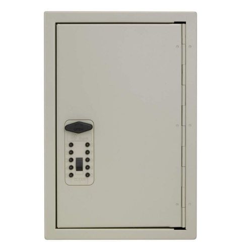 Key Lock Box Cabinet 30 Keys Locking Combination Steel Safe Storage Secure Code