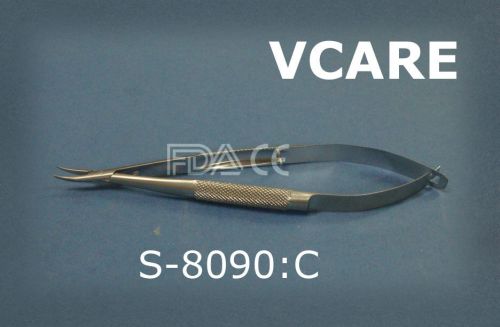 Barraquer Needle Holder Standard Curved without Catch FDA &amp; CE