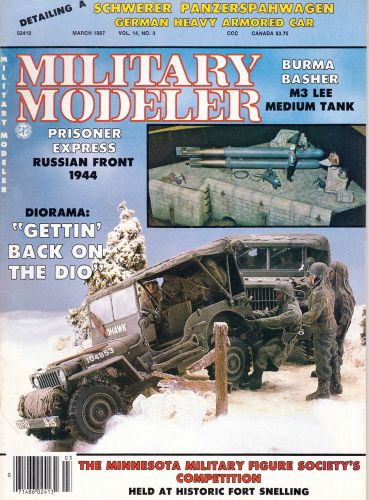 Magazine MILITARY MODELER MARCH 1987 VOL 14 N0 3