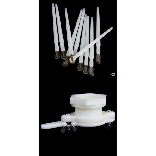 20x royal jelly soft head pen + 38mm honey gate valve hive bee beekeeping tool for sale