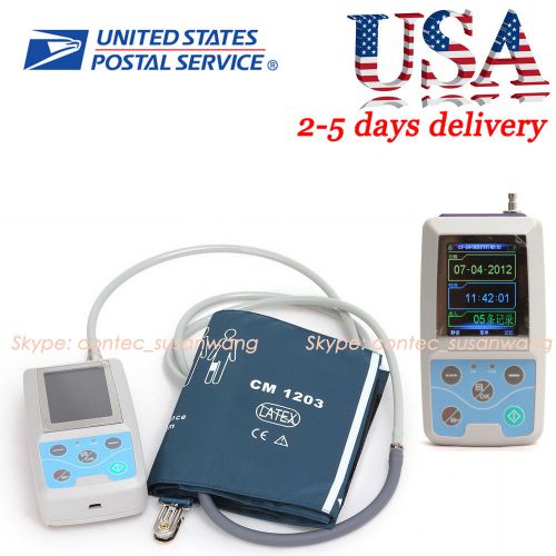 NIBP Monitor 24HOUR Ambulatory Blood Pressure Monitor Holter+SOFTWARE?USA?