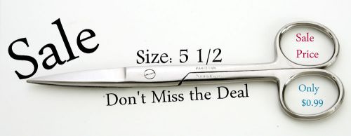 Operating Scissor Straight  Sharp/Sharp 5.5in (51/2) Brand New Best Ever Price
