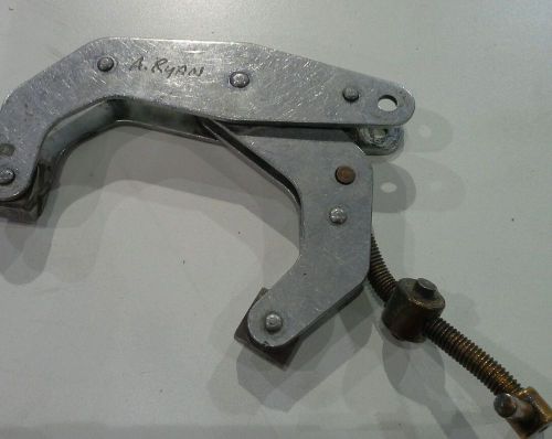 (as-is / broken) kant-twist 4 1/2&#034; t-handle machinist welding clamp 4 1/2d for sale