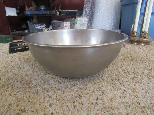 LARGE 13QT VOLLRATH STAINLESS STEEL COMMERICAL MIXING SERVING BOWL 6913