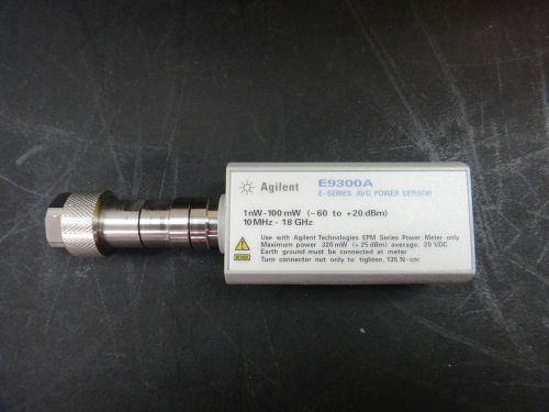 Agilent E9300A Avg Power Sensor, 10 MHz to 18 GHz, -60 to +20 dBm