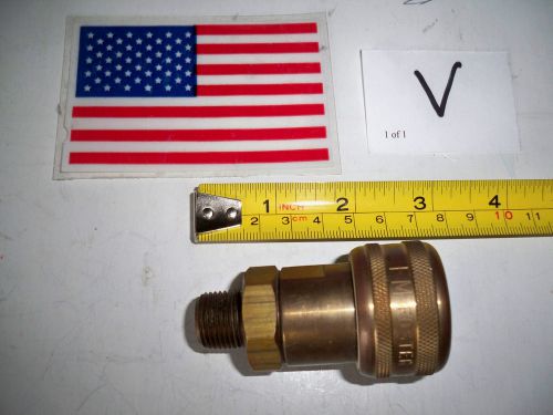 Quick Connect Male 3/8&#034; M NPT Coupler - Air Tool Fitting FOSTER 5105  MADE USA