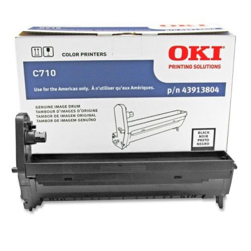 Oki black image drum for c710 series printers led imaging drum black 1 pack for sale