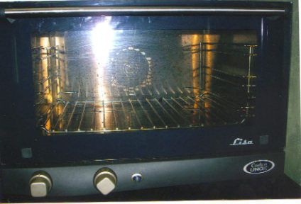 1/2 sheet pan countertop electric convection oven