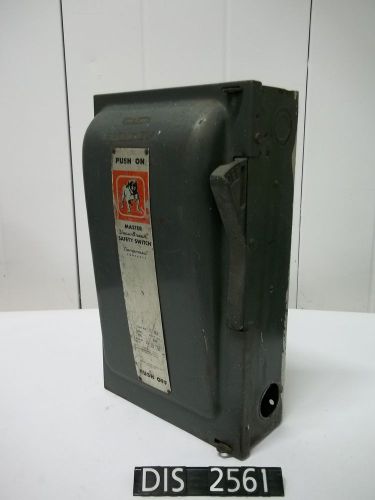 Bulldog 600 volt 100 amp fused disconnect (dis2561) for sale