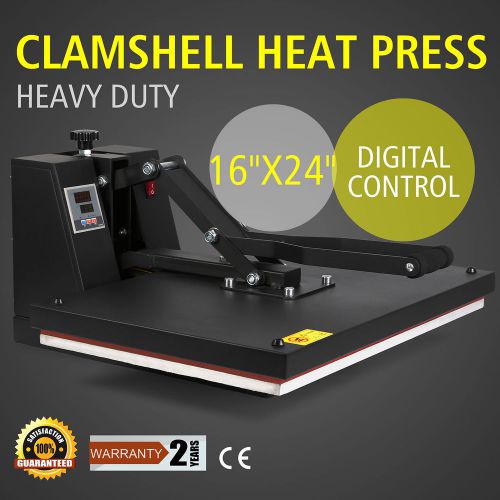 16&#034;x24&#034; heat press transfer 40x60 heavy-duty parallel arm clamshell special buy for sale