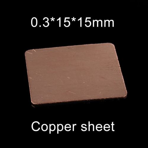 0.3*15*15mm Computer graphics heat sink, copper copper, thermal pad , copper she