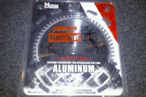 MORSE METAL DEVIL SAW BLADE NXT BRAND NEW 7 -1/4&#034; WOW CUT WITH EASE EVERY TIME!!