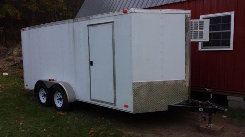 2014 8X16 CUSTOM BUILT REFRIDGERATED TRAILER VENDING RESTUARANT FAIR CONCESSION