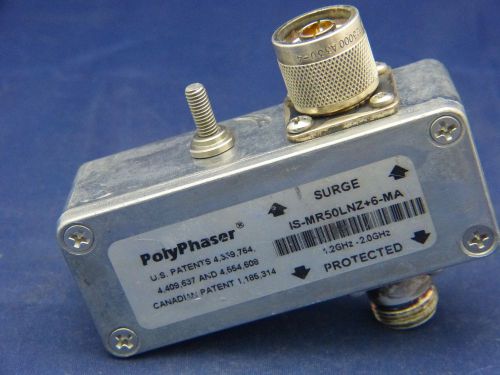 PolyPhaser IS-MR50LNZ+6-MA COAXIAL SURGE PROTECTOR INDOOR/OUTDOOR