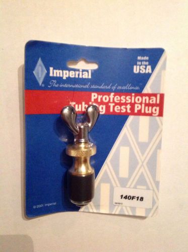 Imperial 140-f-18 1 1/8 professional o.d. tubing test plug new for sale