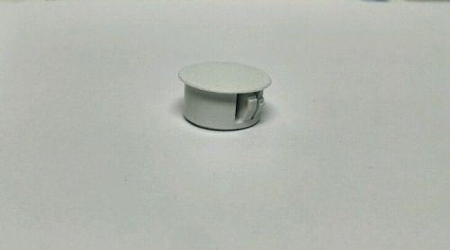 25 Pcs White Plastic Dome Snap in 3/4&#034; Hole Plug Cover