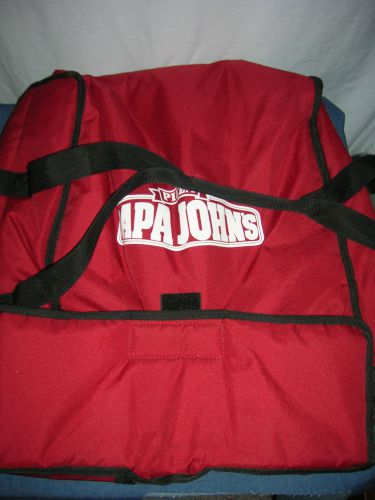 Excellent Papa Johns Pizza Delivery Bag Insulated Red