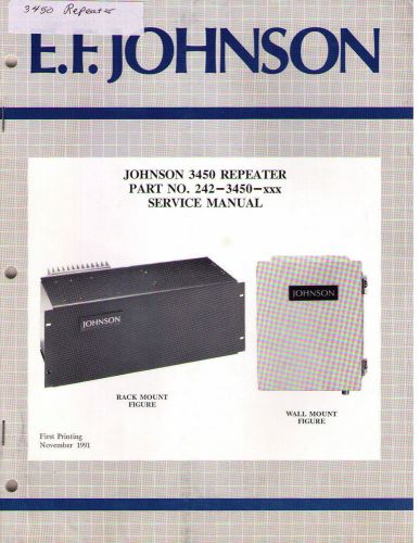 Johnson Service Manual 3450 REPEATER