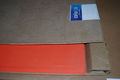 New, 90 Count 24&#034; x 24&#034; x .0055 Orange Vinyl Masking Sheets Litho Mask