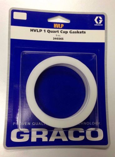 Graco 240265 240-265 hvlp 1 quart cup gasket kit for sale