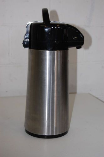 Choice Large 2.5 Liter Glass/Stainless Steel Lever Airpot! Coffee,Office,AP-825